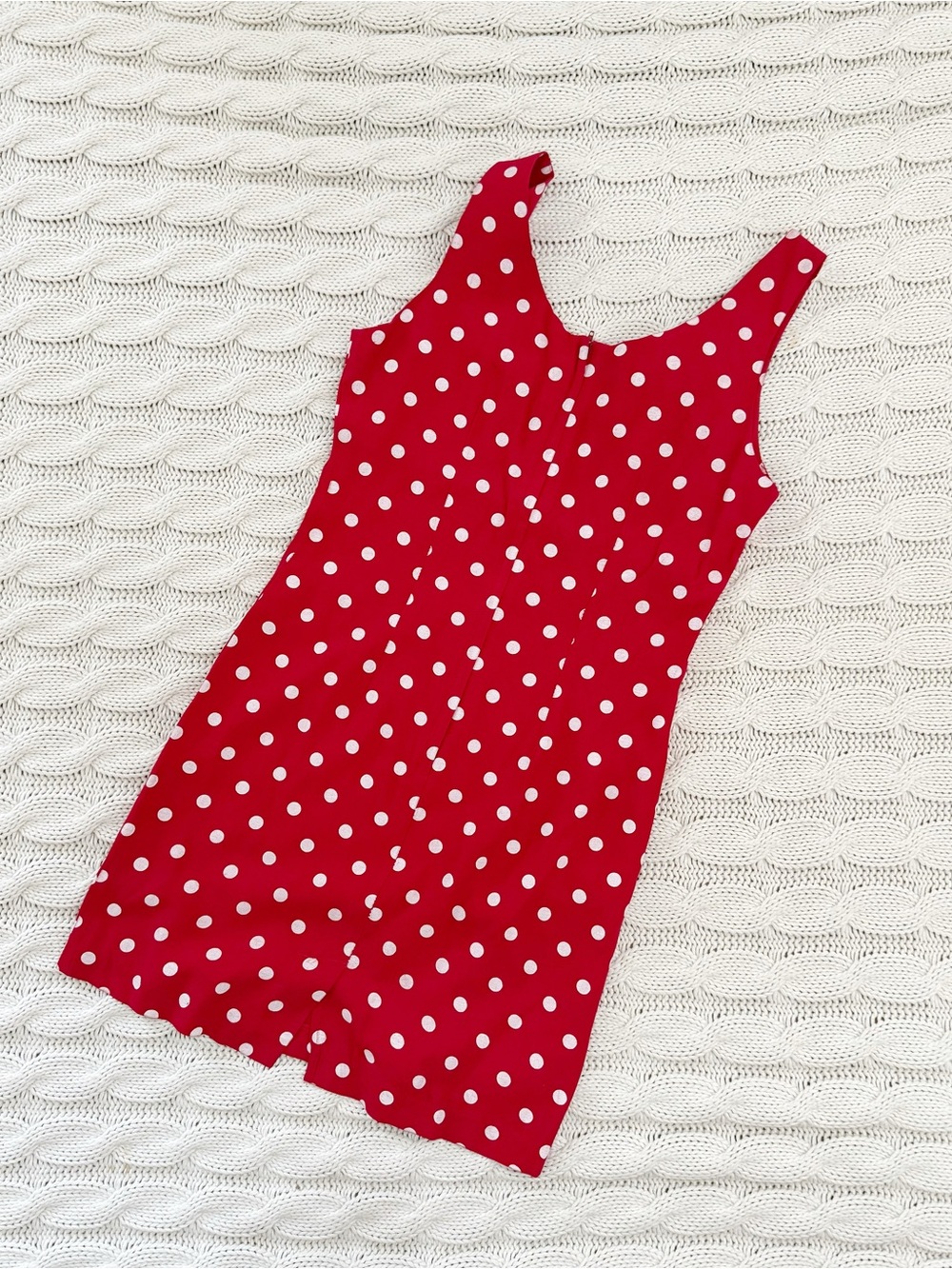 My Michelle Vintage Red and White Polka Dot Mini Dress - Picture 3 of 4